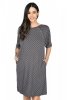 MijaCulture - Labour nightdress 4128 M96 grey/hearts